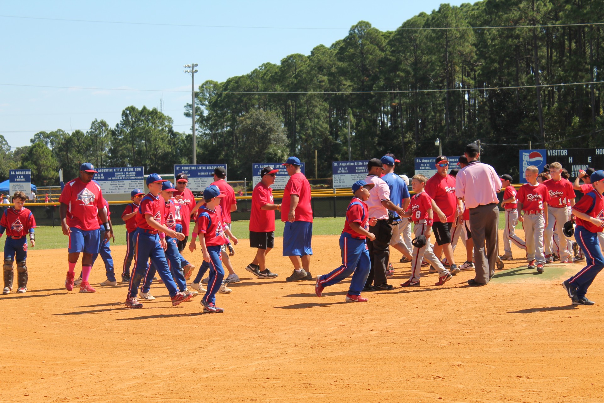 A Diamond Kings Sports Academy travel baseball team.